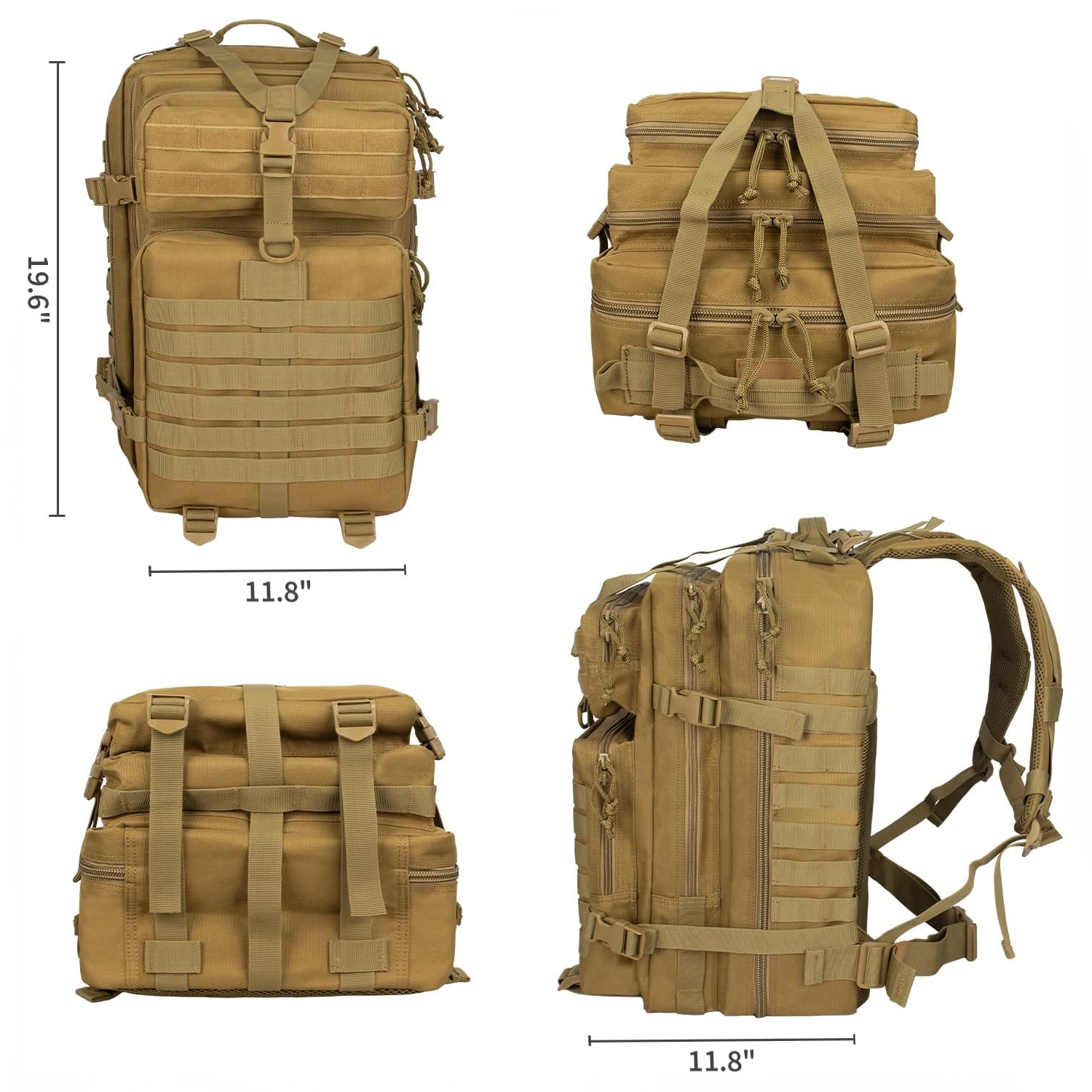 Mochila Militar - Café (40L)