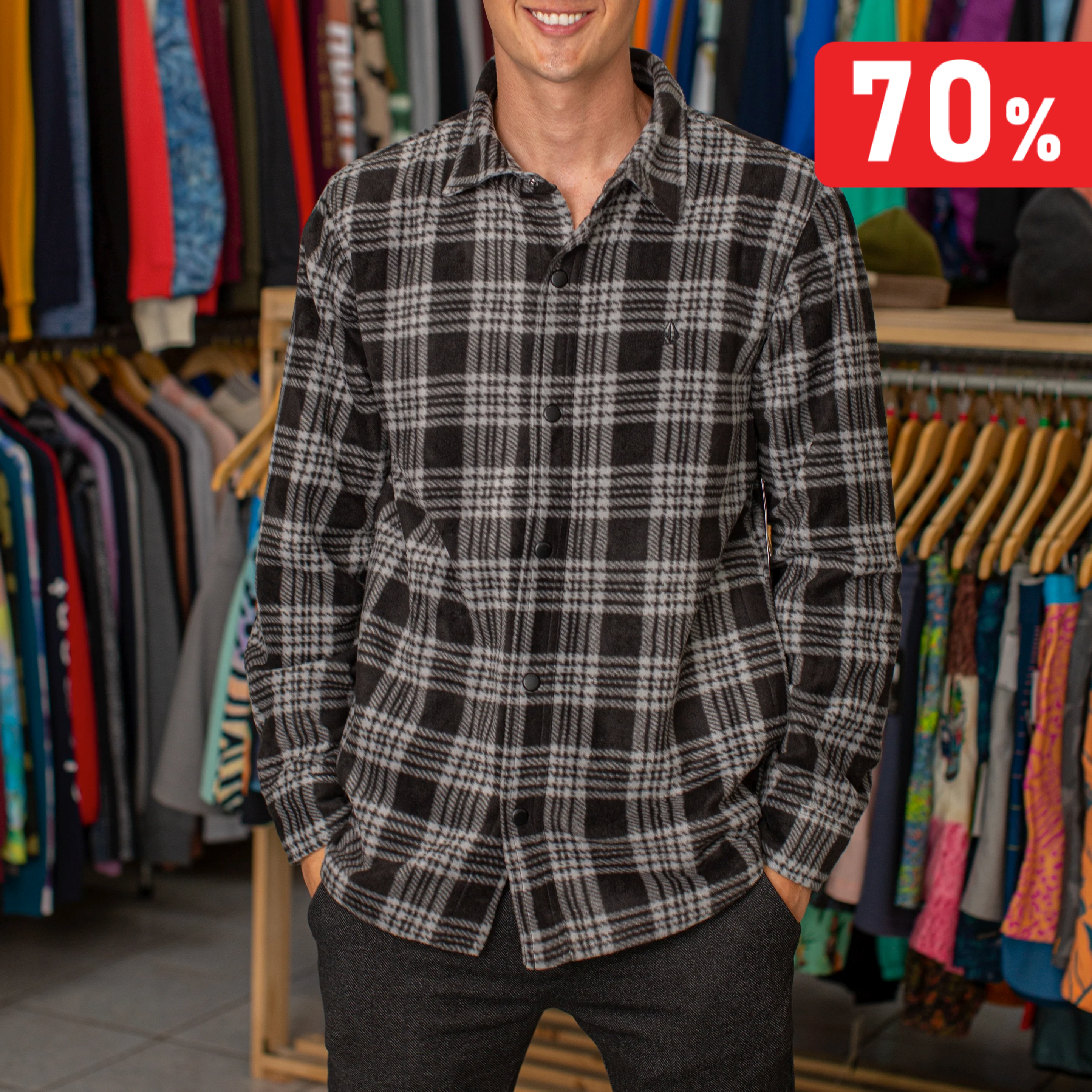 Camisa Manga Larga - Volcom (S)