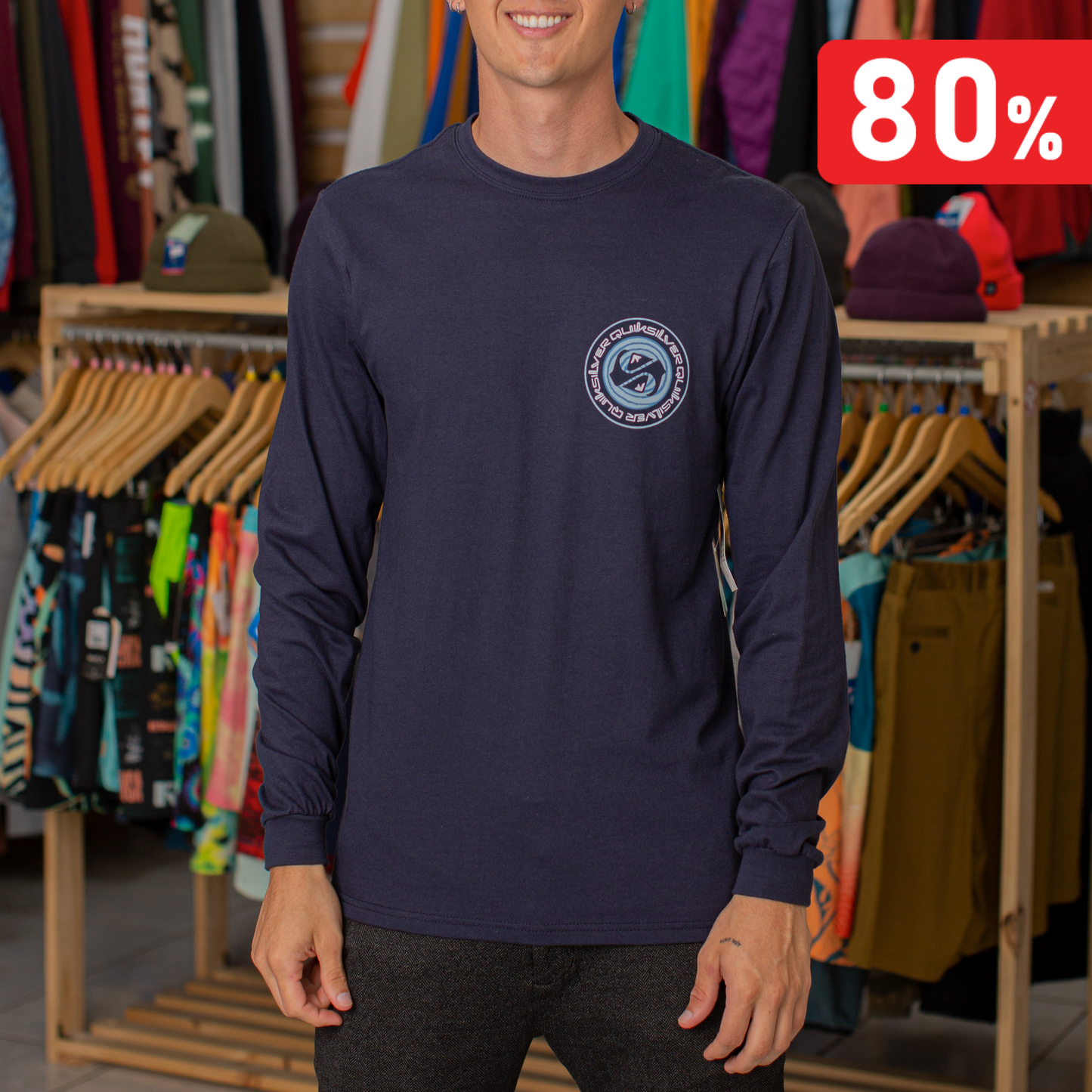 Camiseta Manga Larga - Quiksliver (S)