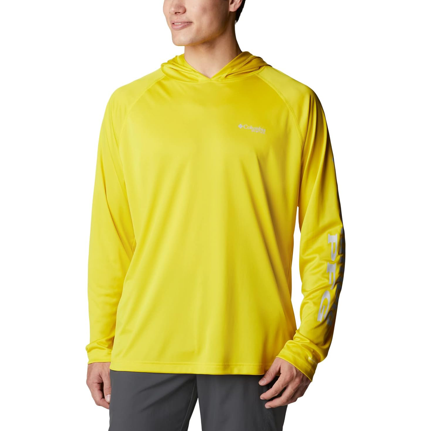 Camiseta Columbia PFG Terminal Tackle - Manga larga con gorro para pesca (M)