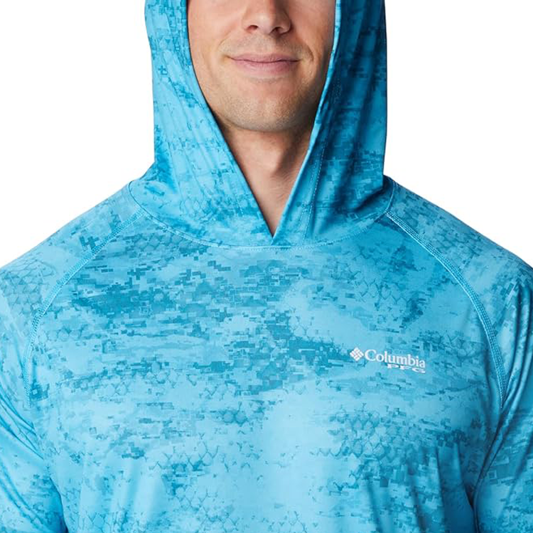 Camiseta Manga Larga Columbia PFG con Gorro - Super Terminal Tackle (S)