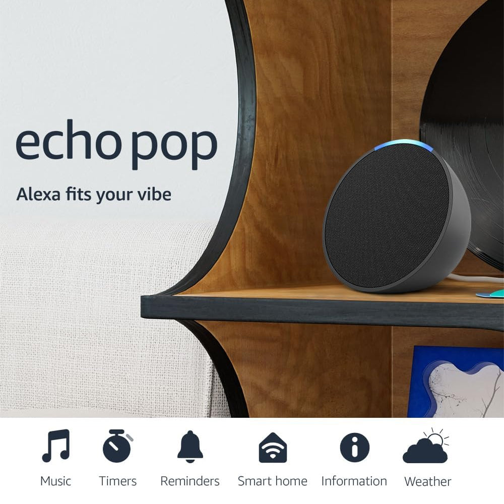 Amazon Echo Pop (Carbón)