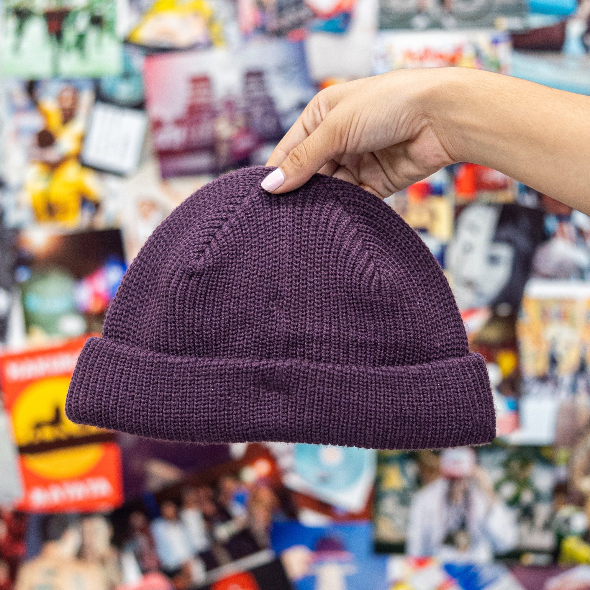 Gorro H&M Básico - Morado