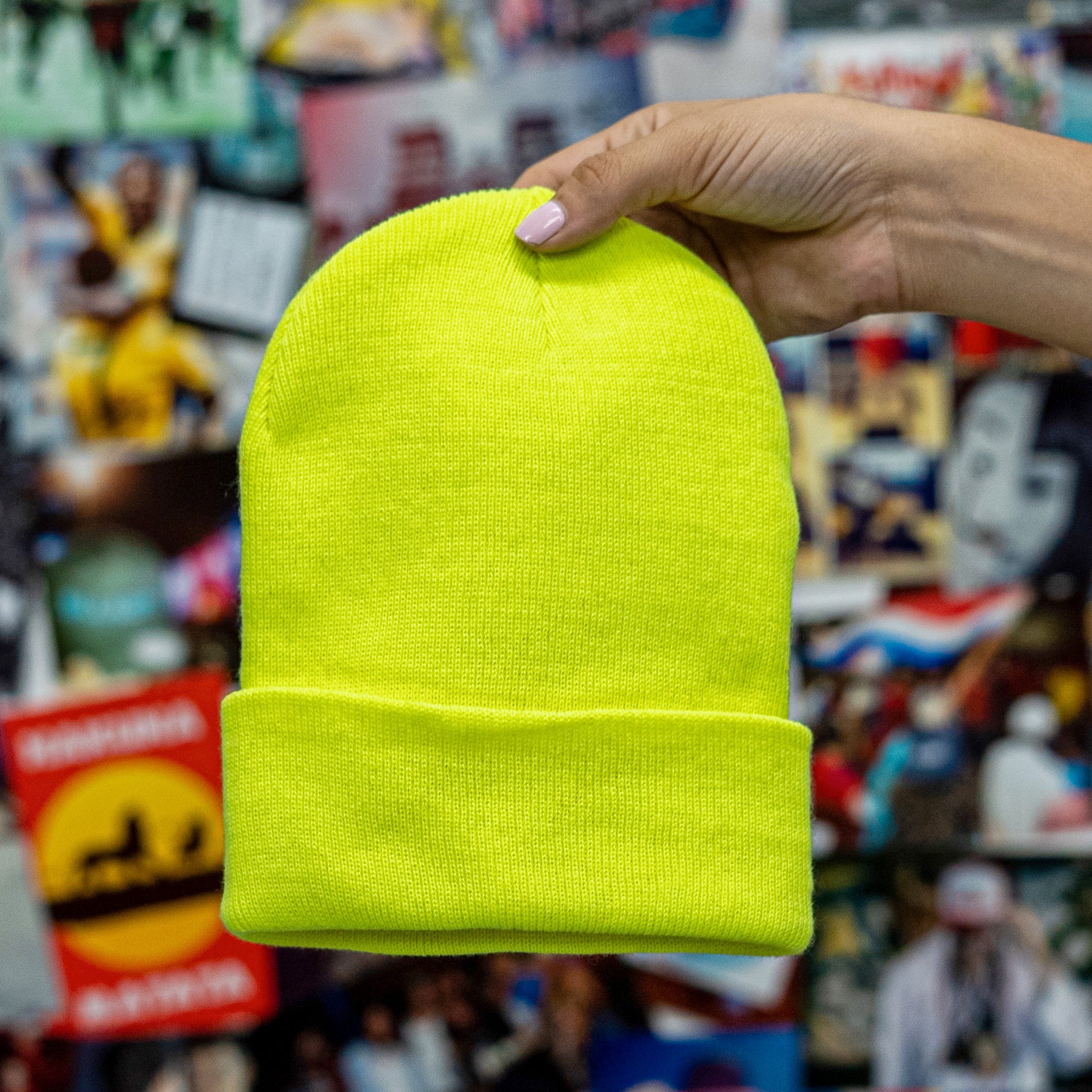 Gorro Básico - Amarillo Neón