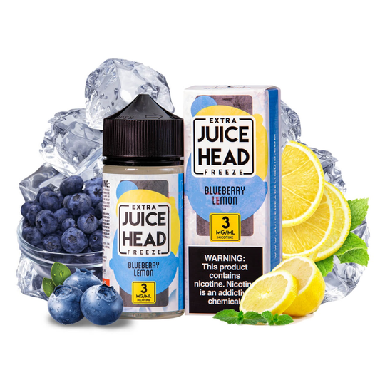 Líquido Juice Head Freeze (100ML / 3MG) Blueberry Lemon