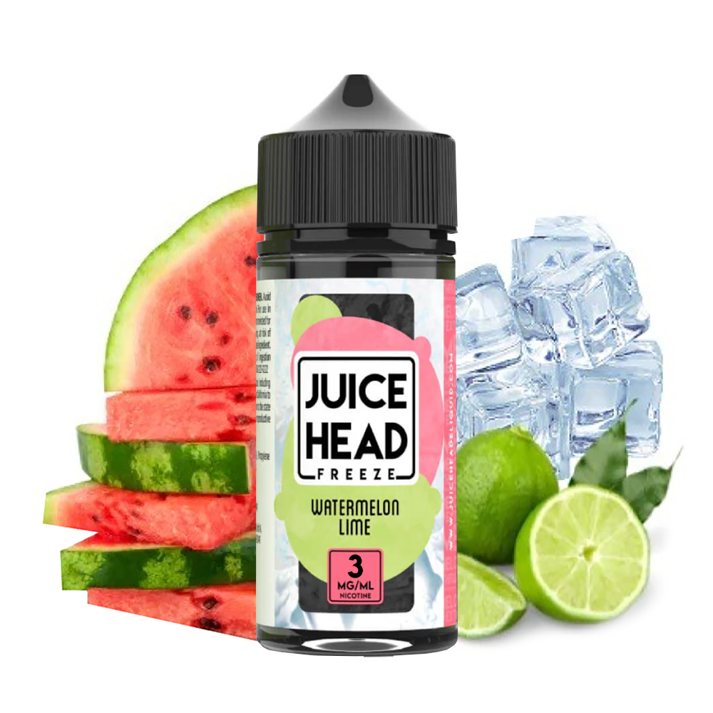 Juice Head Freeze - 3mg / 100ml - Watermelon Lime