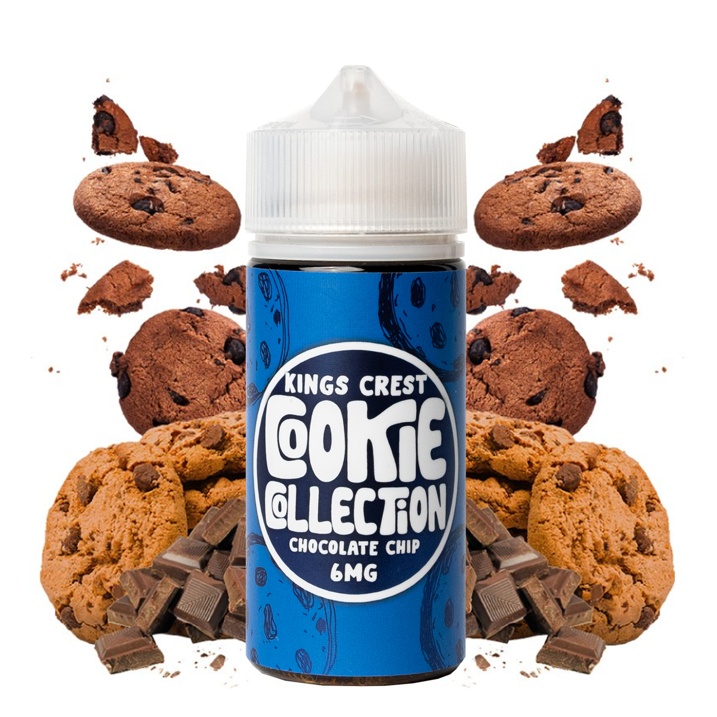 King Crest - 6mg / 100ml - Cookie Collection / Chocolate Chip