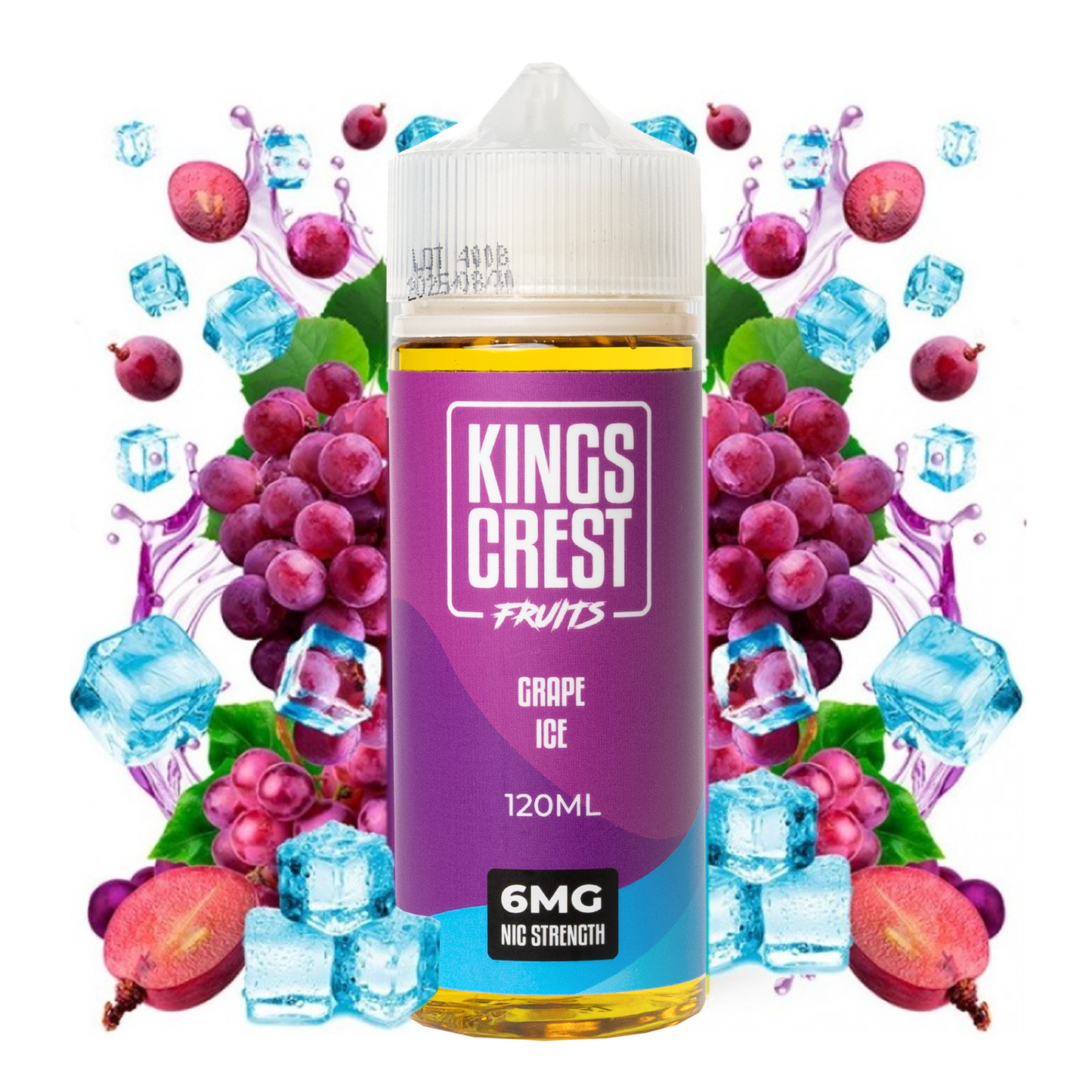 King Crest - 6mg / 120ml - Grape Ice