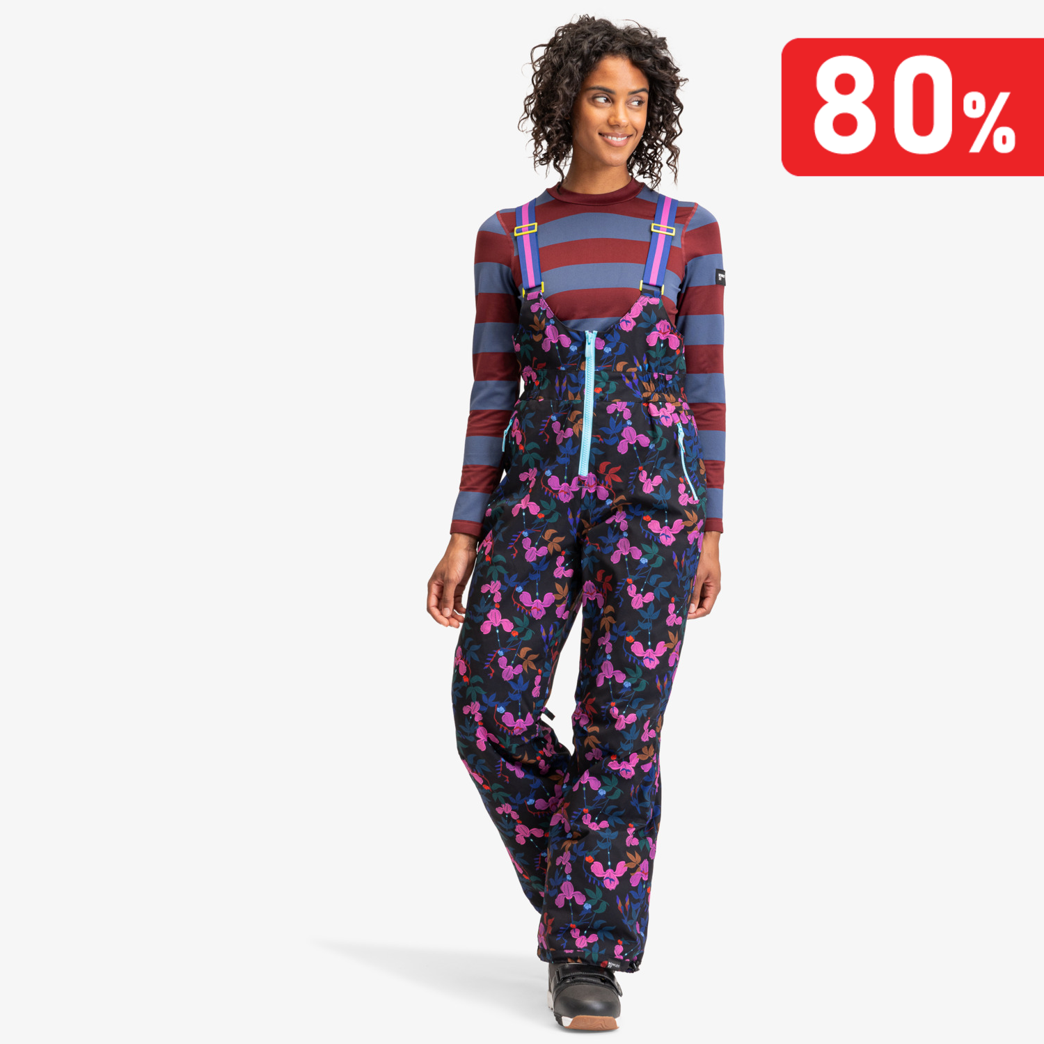 Pantalón técnico con tirantes para nieve para Mujer - Roxy (M)