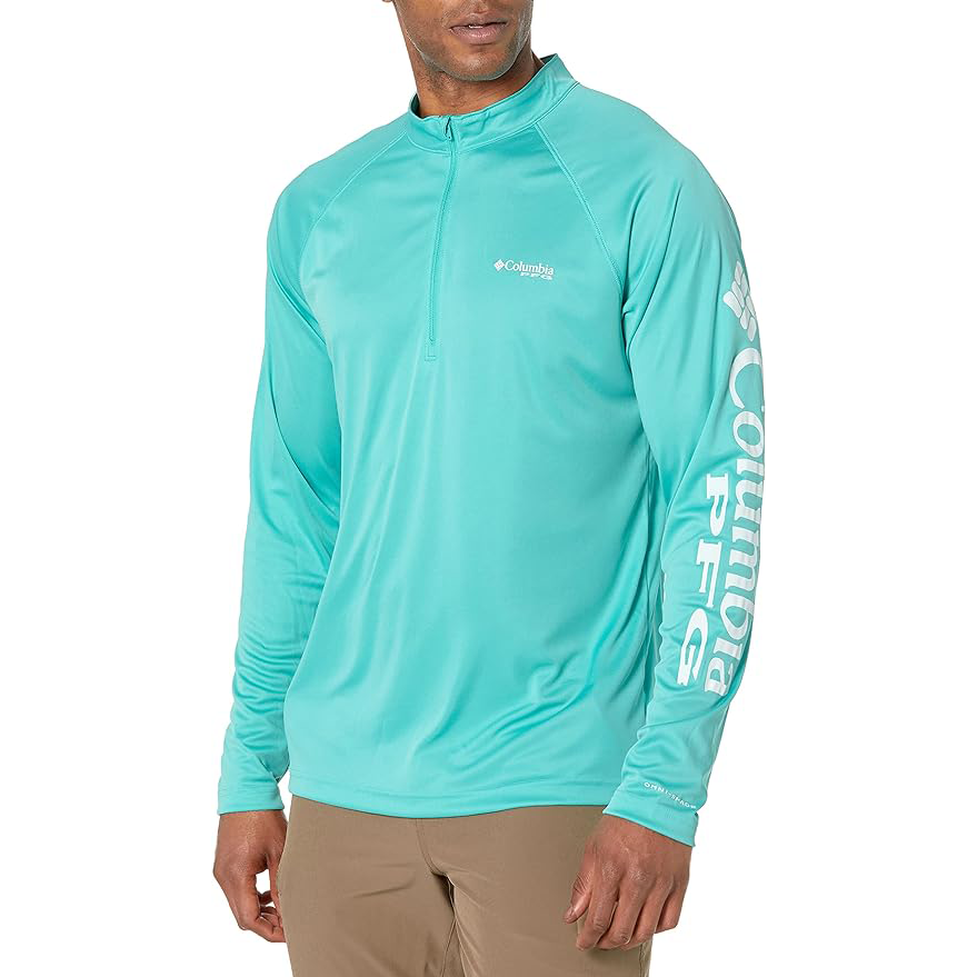Camiseta Manga Larga Columbia PFG - Terminal Tackle Half Zip (S)