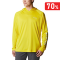 Camiseta Columbia PFG Terminal Tackle - Manga larga con gorro para pesca (M)