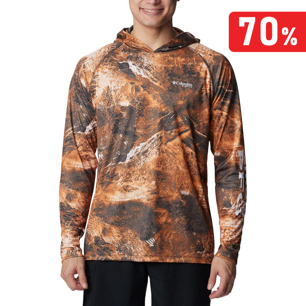 Camiseta Manga Larga Columbia PFG con Gorro - Super Terminal Shot (XL)