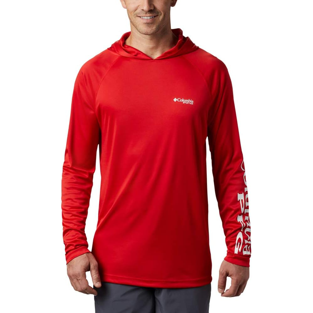 Camiseta Manga Larga Columbia PFG con Gorro - Terminal Shot (S)