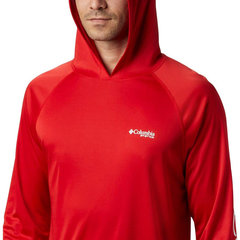 Camiseta Manga Larga Columbia PFG con Gorro - Terminal Shot (S)