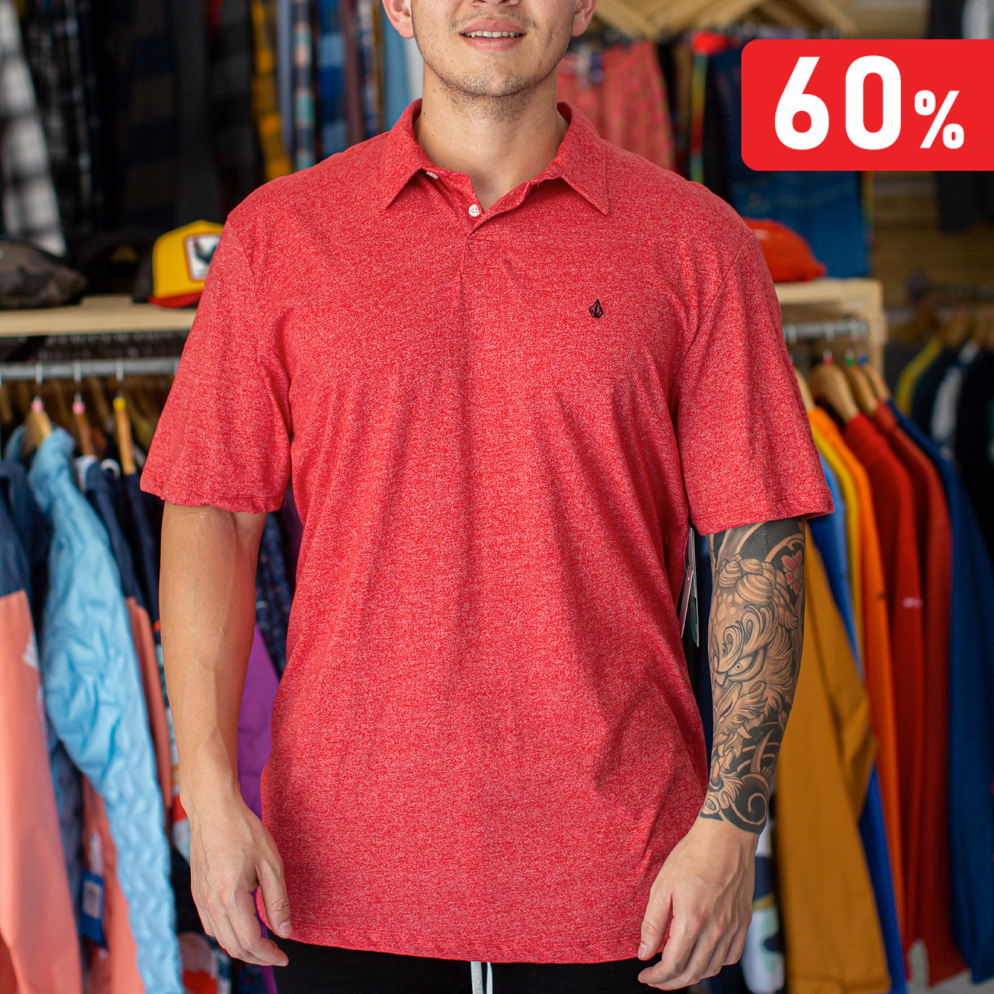 Camisa Tipo Polo - Volcom (2 XL)