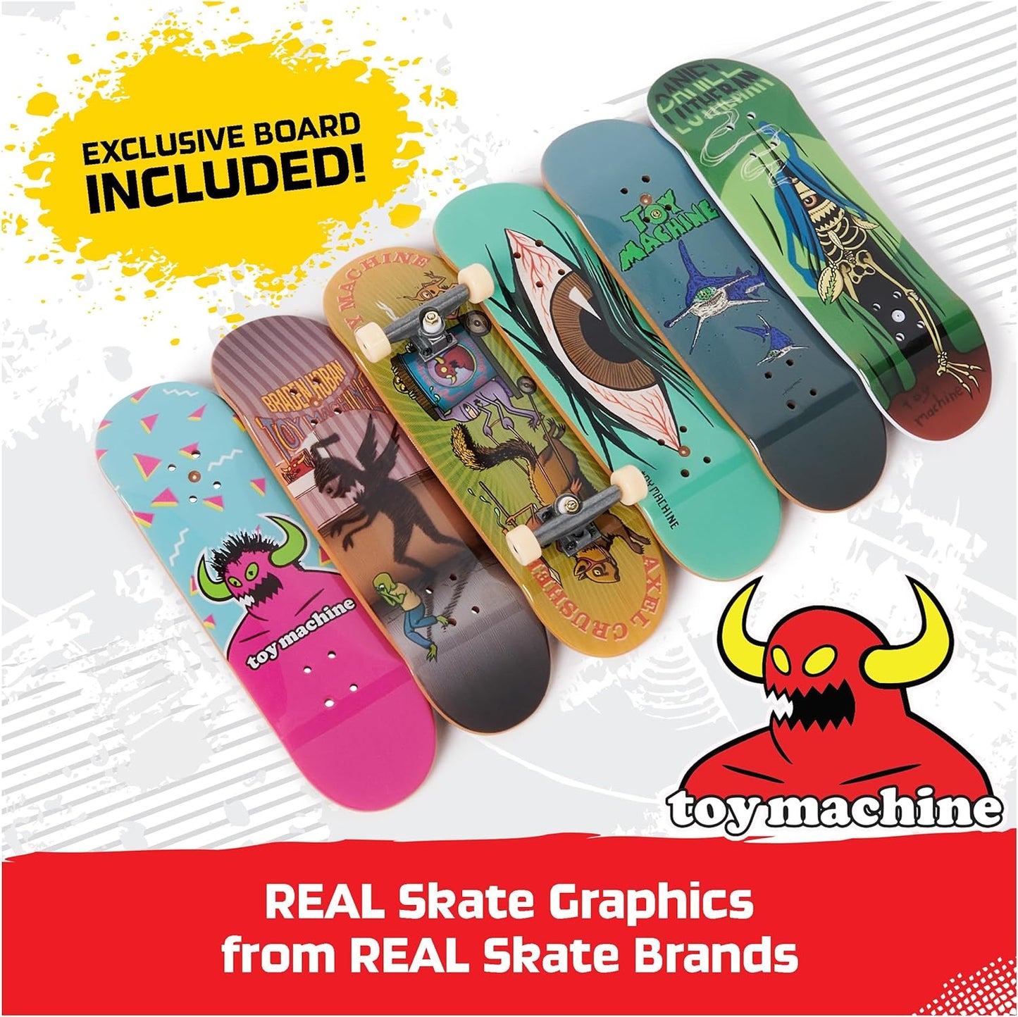 Tech Deck - Toy Machine (paquete de 6)