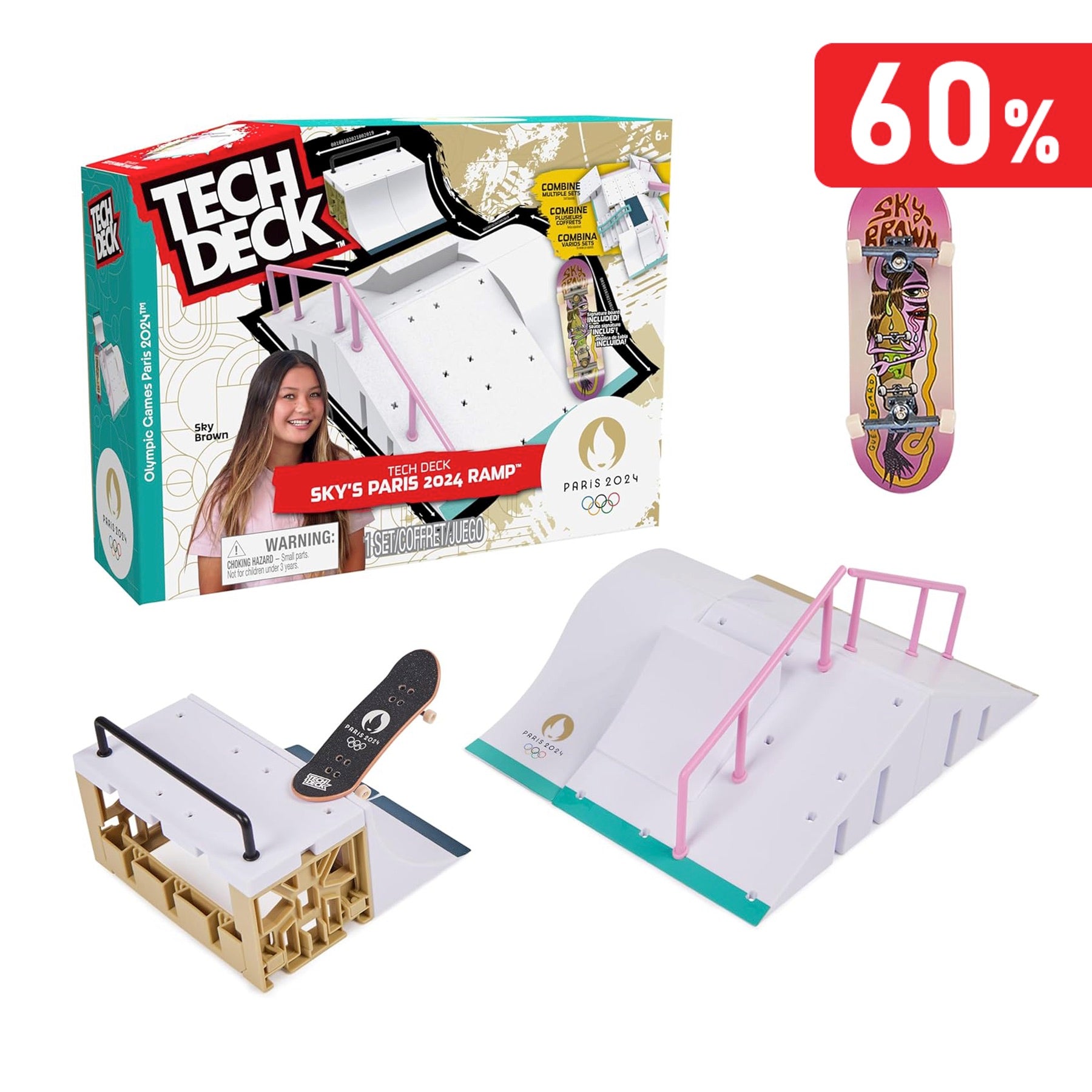 Tech Deck Rampa - Sky Brown's - Juegos Olímpicos de París 2024