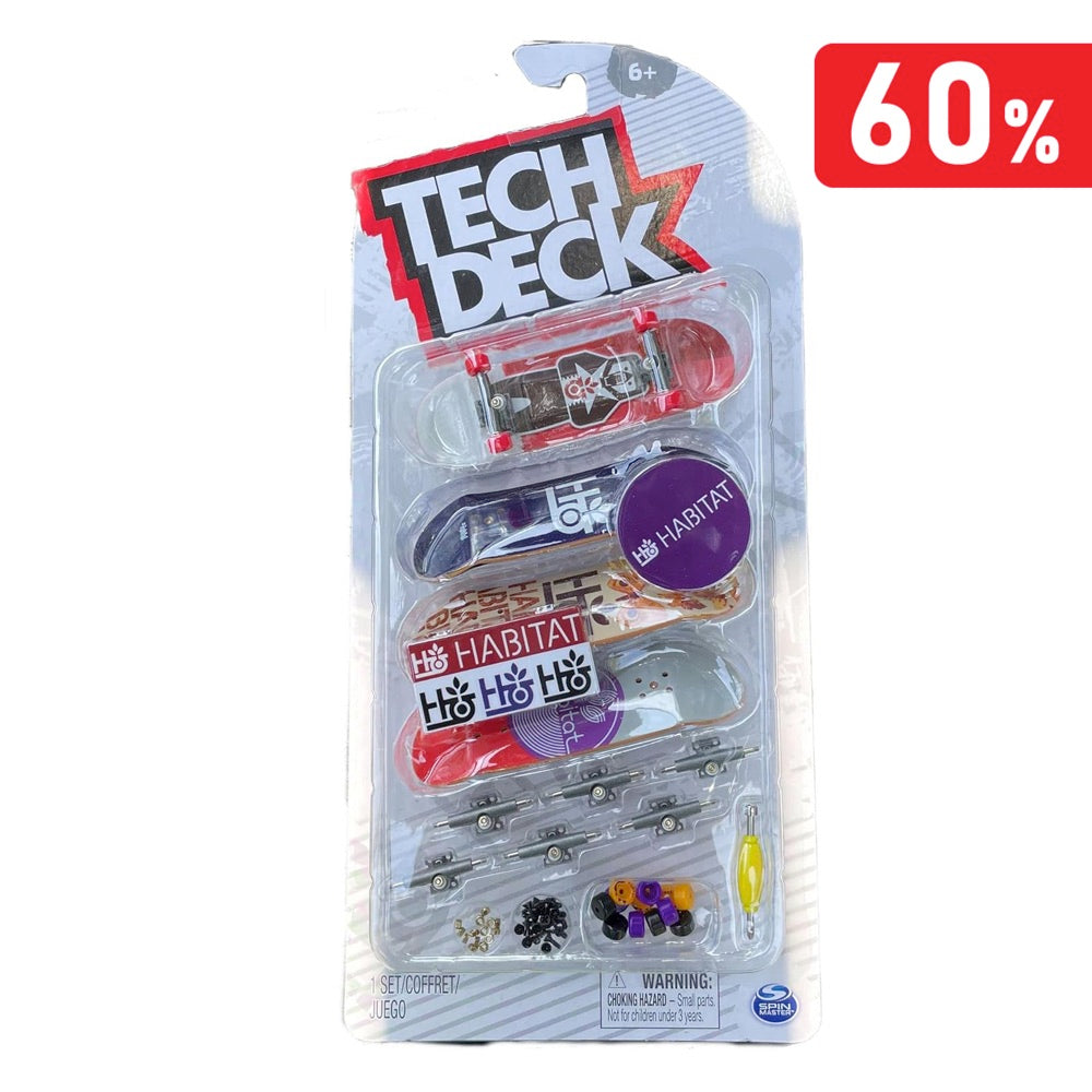 Tech Deck Habitat (paquete de 4)