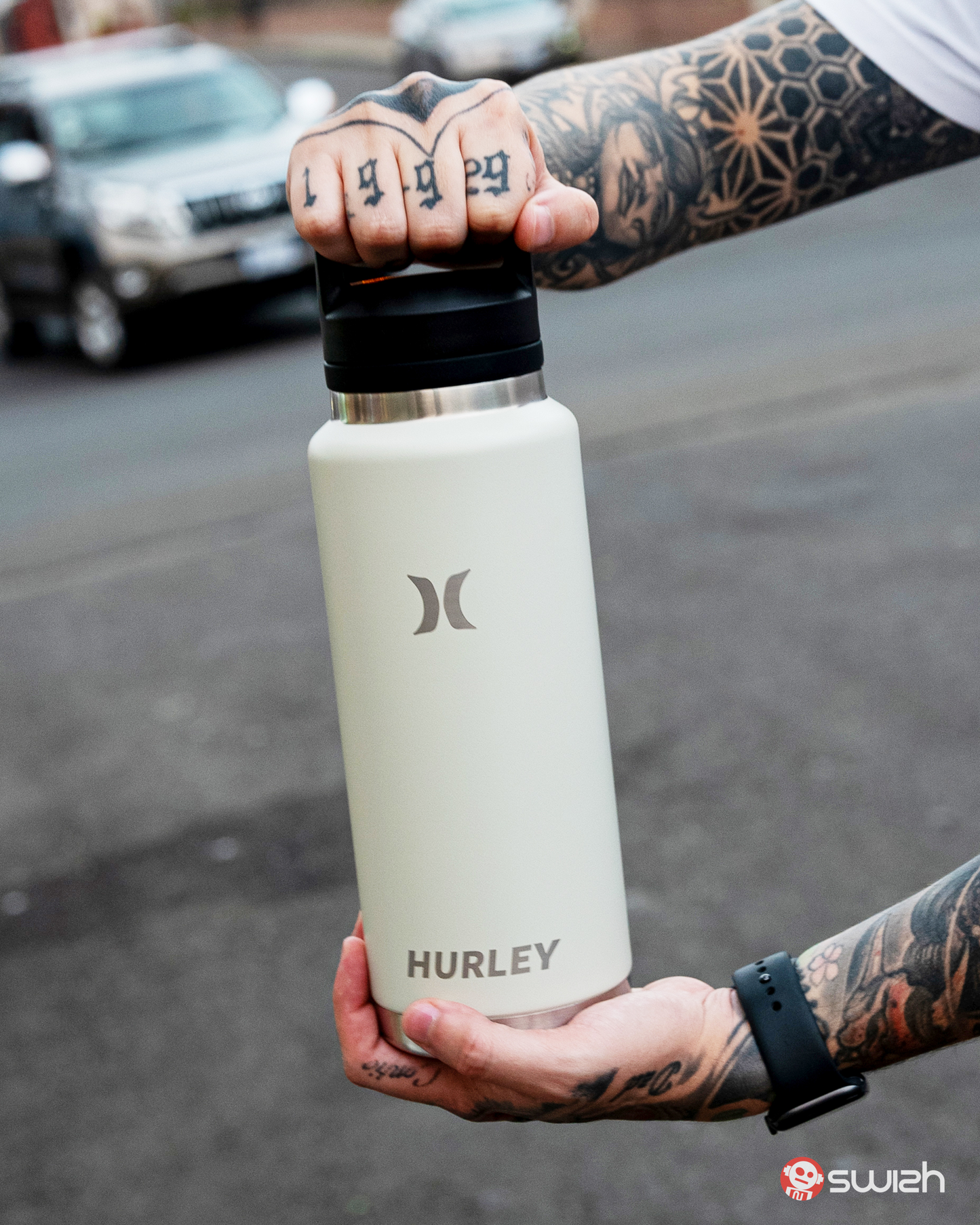 Botella Hurley Tumbler - Blanco (40oz)