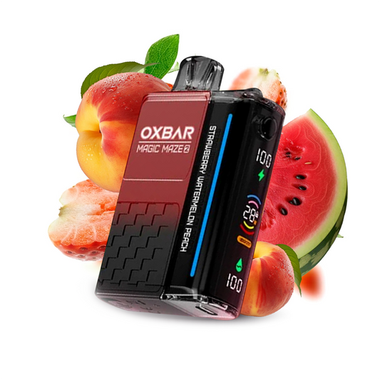 Vaporizador - 30000 Puffs - OXBAR (G30k Pro) Strawberry Watermelon Peach