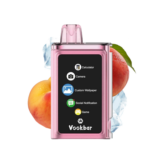 Vaporizador - 30000 Puffs - VookBar (Cyber PRO) Peach Ice