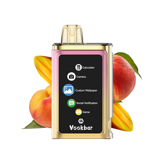 Vaporizador - 30000 Puffs - VookBar (Cyber PRO) Peach Mango