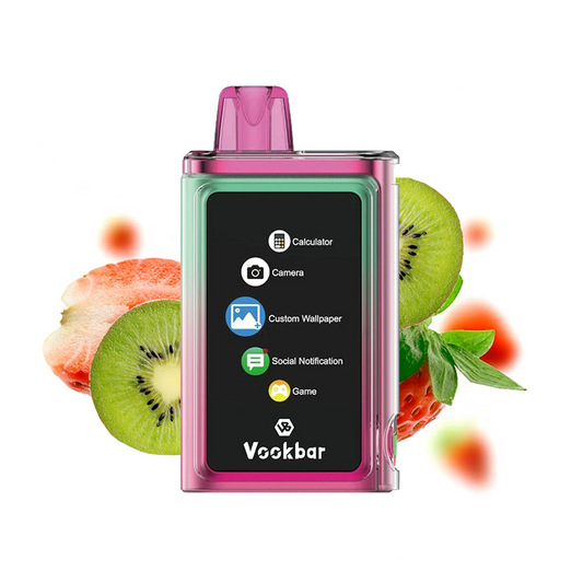 Vaporizador - 30000 Puffs - VookBar (Cyber PRO) Strawberry Kiwi