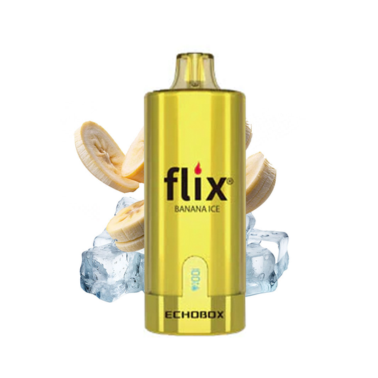 Vaporizador 12.000 Puffs - Flix EchoBox - Banana Ice