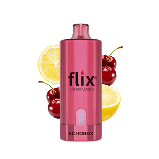 Vaporizador 12.000 Puffs - Flix EchoBox - Cherry Lemon