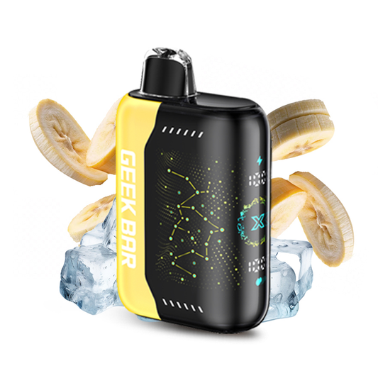 Vaporizador 25.000 Puffs - Geek Bar (Pulse X) Banana Taffy Freeze